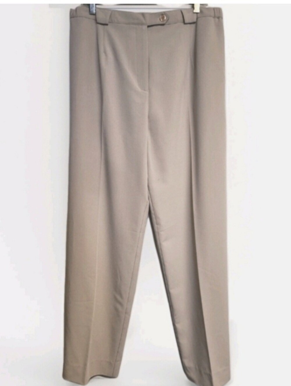 Vintage 80/90  Canada Via Condotti Neutral Beige Twill Straight Leg Trousers XL